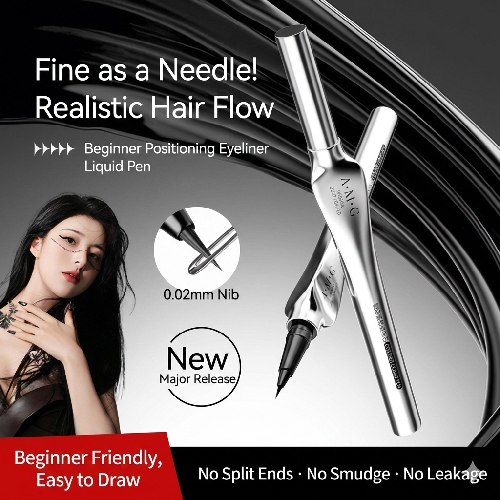 Premium Liquid Eyeliner — Quick-Dry, Sweat-Resistant