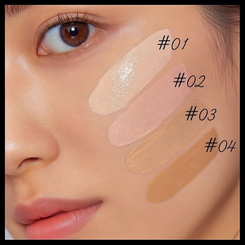 Flawless Liquid Foundation – Waterproof, Long-Lasting, Ivory White for Oily & Neutral Skin