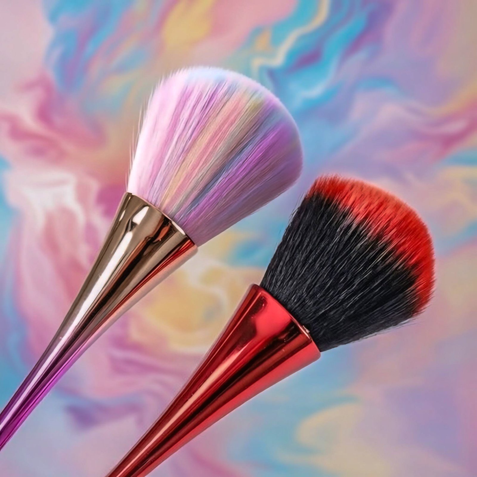 Small Waist Makeup Brush – Premium Loose Powder & Blush Brush | Soft Bristles, Cute Design, Daily Use