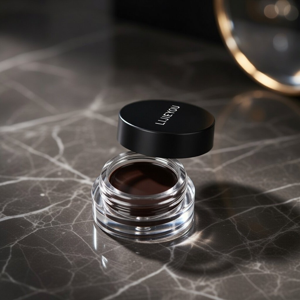 Waterproof Eyeliner Gel – Long‑Lasting, Smudge‑Proof, Sweat‑Proof Black Eyeliner (With Brush)