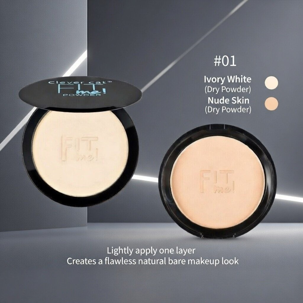 Clever Cat Double-Layer Fix Powder – Long-Lasting Setting & Oil-Control Powder for Bangladesh | Dry & Wet Powder