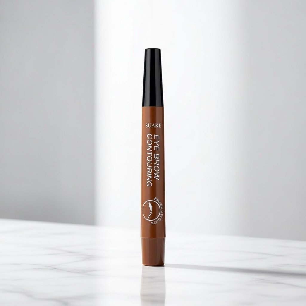 SACE LADY 4‑Prong Eyebrow Pencil – Waterproof, Long‑Lasting, Natural Hair‑Stroke Finish