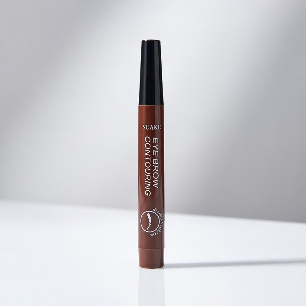 SACE LADY 4‑Prong Eyebrow Pencil – Waterproof, Long‑Lasting, Natural Hair‑Stroke Finish