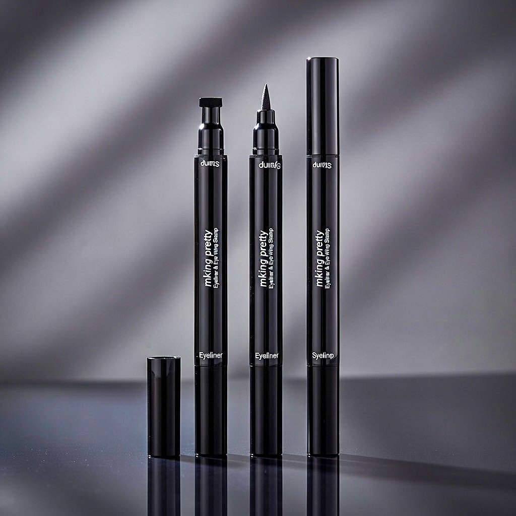 2-in-1 Waterproof Winged Eyeliner Stamp - Perfect Cat Eye in Seconds
